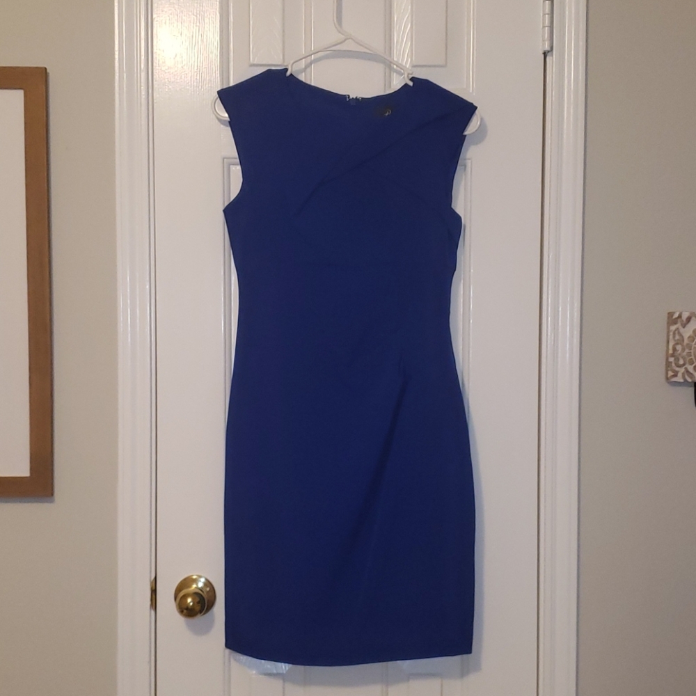 Astros blue Adrianna Papell dress